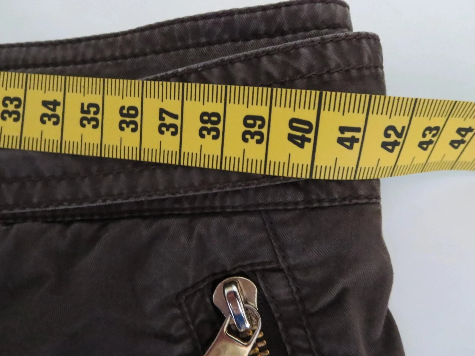 Jupe marron Henry Cotton's taille 42 - 96% coton – photo 4
